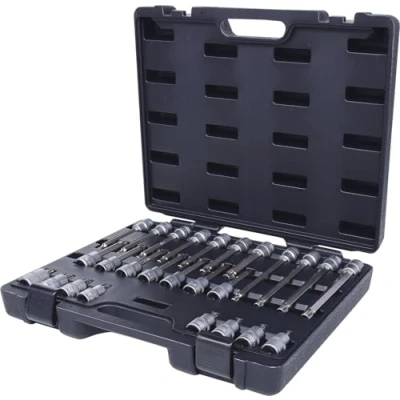 Image de KS Tools 911.1635 Coffret de douilles 1/2&quot; Pour les vis cylindriques XZN® En Chrome Vanadium extra fin Finition Satinée 26 pièces