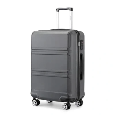 Image de Kono Cas Dur de Voyage Chariot à Coquille d&#039;ABS léger Bagage Moyen 24 Pouces avec la Valise Mode 4 Roues