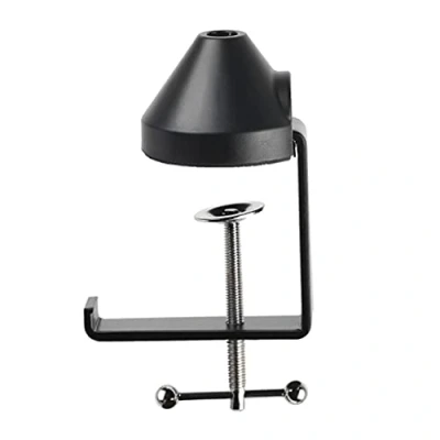 Image de pince de montage table en C robuste pour microphone suspension, bras ciseaux, support bureau,