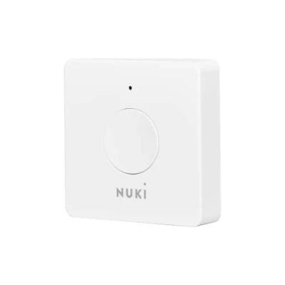 Image de Nuki Opener, Serrure porte, ouverture de porte intelligent, connectée l&#039;immeuble, WLAN Bridge requis, interphone sans fil, Smart Home, blanc
