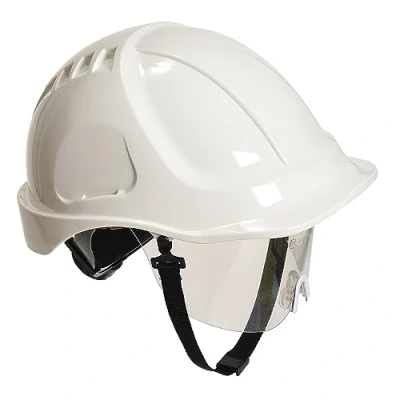 Image de Portwest PW54 Casque de Sécurité avec Visière Endurance Plus Blanc