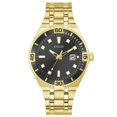 Image de Montre Guess GW0330G2 Acier inoxydable Résistante à l&#039;eau 50m Couleur noire et or