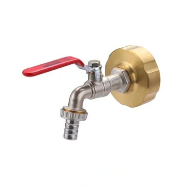 Image de Robinet de Cuve quart tour + Raccord adaptateur S60 Femelle 20x27 (3/4) AROZ