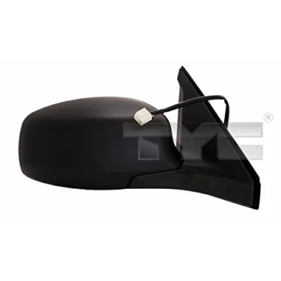 Image de Rétroviseur extérieur Tyc 335 0012 gauche noir avec couche d&#039;apprêt convexe, chauffant, pour ajustage électrique des rétroviseurs SUZUKI: SWIFT 3