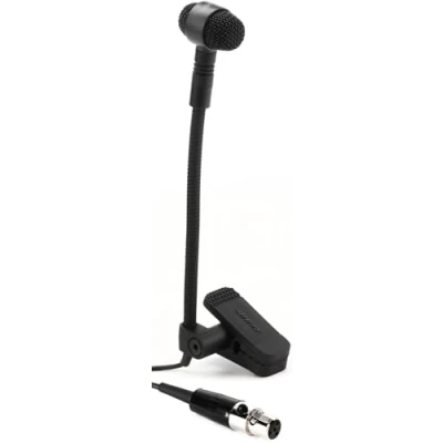 Image de Shure Pga98H Tqg Microphone Col de Cygne à Condensateur pour Instrument, avec Pince et Connecteur Ta4F/Tqg Systèmes sans Fil