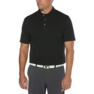 Image de Callaway Polo à Manches Courtes Opti Dri Core Performance pour Homme Noir Large