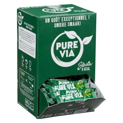 Image de Edulcorant Stevia Pure Via boîte Distributrice de 300 Sticks 1