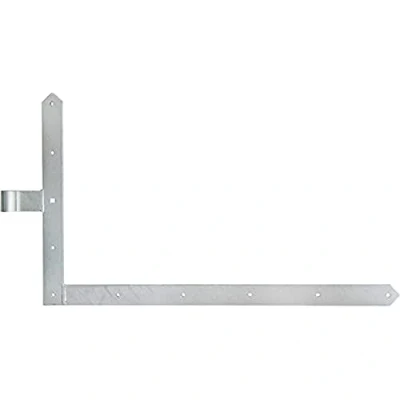 Image de Alberts 312978 Penture équerre modèles pour portail, portails de garage et à cadre galvanisée chaud gond Ø20 mm taille 600 x 1000