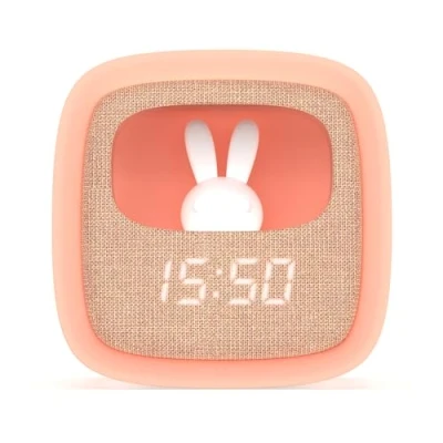 Image de Réveil et veilleuse Billy Pink