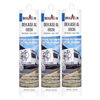 Image de Décaline B07WSTKC9H DEKASEAL 8936 joint de 310 ml, gris clair, 3 pièces