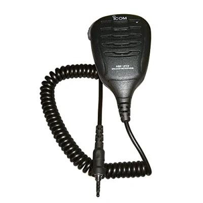 Image de Icom HM 213 Haut Parleur Flottant étanche Noir Taille Unique