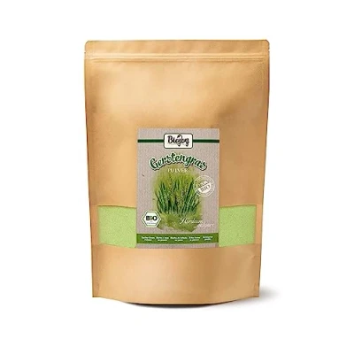 Image de Biojoy Herbe d’orge en poudre BIO (1 kg), Sans additifs, Dehydrate