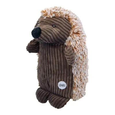 Image de chien en peluche GLORIA Taille 22 cm hérisson géant Jouet pour avec son texture douce très résistant Brown Couleur