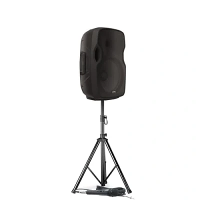 Image de Bmi Enceinte Autonome Gemini AS 08 Togo 500W Active sur Batterie USB/Bluetooth/AUX/SD avec Microphone, SONORISATION DJ PA Pied