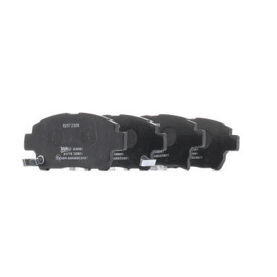 Image de VALEO 302621 Jeu de plaquettes frein Essieu avant contact signal d&#039;usure inclus sans tôle anti bruit TOYOTA: Yaris I 3/5 portes, iQ, Verso