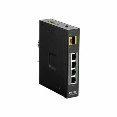Image de D Link DIS‑100G‑5PSW Non géré L2 Gigabit Ethernet (10/100/1000) Connexion Ethernet, supportant l&#039;alimentation Via ce Port (PoE) Noir