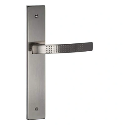 Image de Poignée de porte composée 2 demi garnitures Elona Sans trou