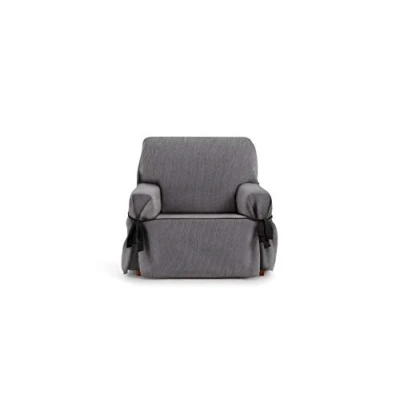 Image de Eysa Housse de Fauteuil avec des Rubans Rabat Couleur 06 Gris foncé