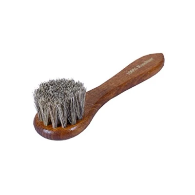 Image de Kaps Brosse d&#039;Application pour Cirer Les Chaussures Crins de Cheval Dauber &amp; Sacs en Cuir Entretien des à la Maison Voyage (Crins Cheval)