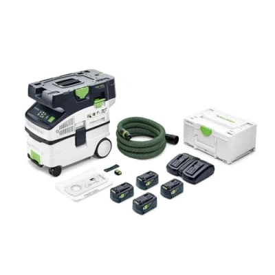 Image de Aspirateur sans fil CTLC midi I PLUS CLEANTEC FESTOOL 577671 1600 W 15 l Blanc
