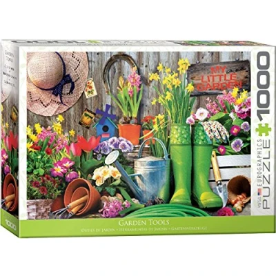 Image de Eurographics Garden Tools Puzzle pour enfants, Taille: One Size, Multicoloured