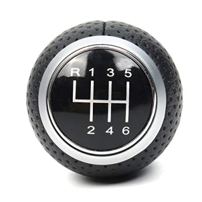 Image de Viviance 6 Speed Gear Shift Bouton 12mm Compatible avec Audi A1 A3 A4 A5 B6 B7 B8 A6 S4 8K 8T Q2 Q3 Q5 8R S Line Passat Golf MK4 Seat Leon Ibiza 6J