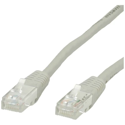 Image de VALUE Cordon LAN Cat 6 Câble réseau UTP Ethernet avec connecteur RJ45 gris 1,5 m