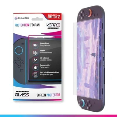 Image de Ecran de protection Oniverse Transparent pour Nintendo Switch™ 2 Neuf
