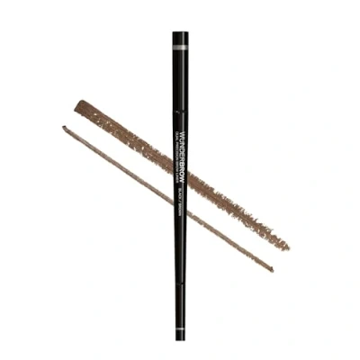Image de Wunder2 Dual Brow Liner Crayon à Sourcils Pointe en Biseau/Pointe Ultra Fine, Haute Précision, Teinte Noir/Brun, 1 Unité
