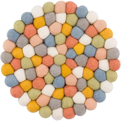 Image de 19 myfelt Dessous de Plat en Feutre Multicolore Ø 20 cm