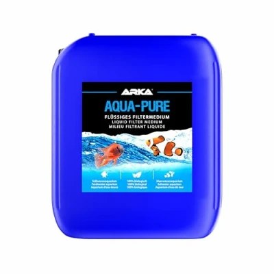 Image de Microbe Lift Aqua Pure Média filtrant Liquide pour Une Eau Propre dans Chaque Aquarium d&#039;eau de mer et Douce Conditionneur 100% Biologique Contenu : 5000ml