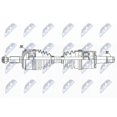 Image de Essieu moteur NTY NPW MS 079