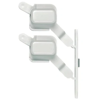 Image de VIOKS Bauknеcht 481071425531 Indеsit C00343986 66 x 41 19 mm Bouton poussoir de réinitialisation double pour machine à laver AWM AWS HDW WAE WAG WAK WCM WM WMC