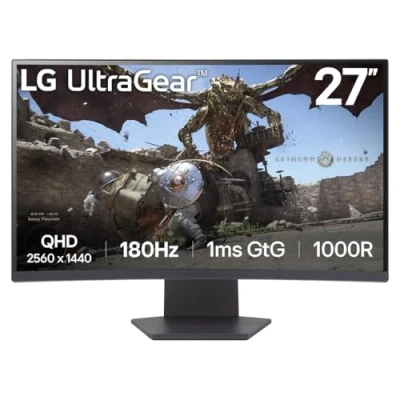 Image de LG 27GS60QC B écran plat de PC 68,6 cm (27 ) 2560 x 1440 pixels Quad HD LCD Noir Neuf