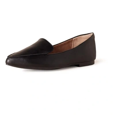 Image de Amazon Essentials Mocassin Femme, Noir Faux Cuir, 39 EU