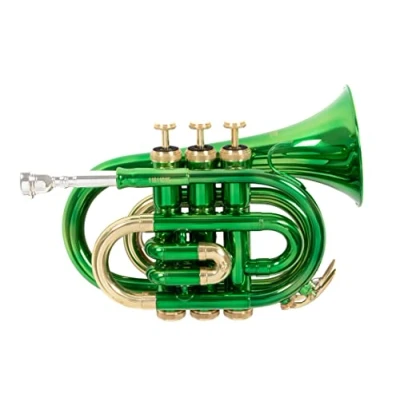 Image de Roy Benson PT 101E Trompette de poche Sib Vert