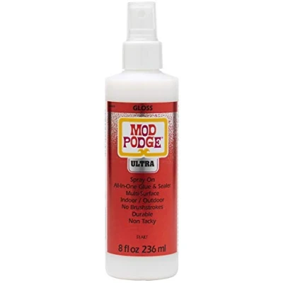 Image de Mod Podge Ultra Gloss 8 oz. Colle et scellant Tout en Un, Claire, 8floz/236ml, Set de 236 Pièces
