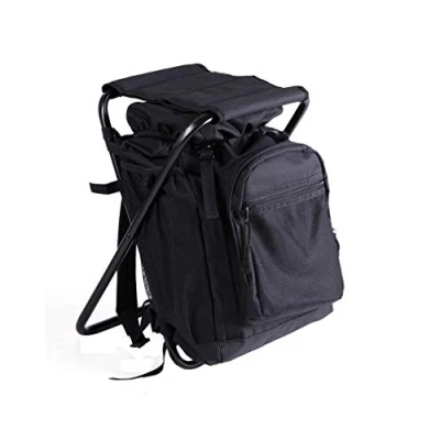 Image de Miltec Sac À Dos avec Tabouret, a Unisex, Noir, Taille Unique
