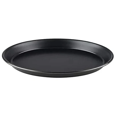 Image de APS moule à pizza rond Ø 18/16,2 x 2,5 cm plaque en tôle bleue, non revêtue, longue durée, pour la cuisson professionnelle des pizzas