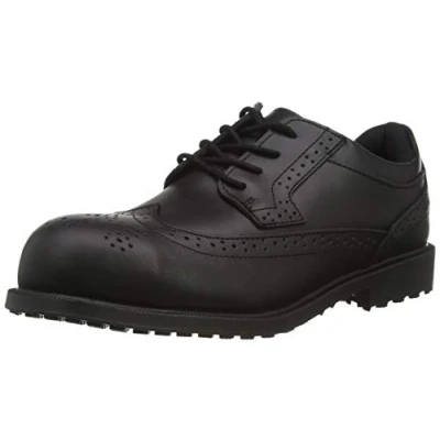 Image de Shoes for Crews Executive Wing Tip II St Chaussures de sécurité Confortables avec Embout, Semelle intérieure rembourrée, extérieure antidérapante, Cuir, S2 SRC
