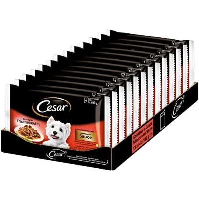 Image de Cesar Nourriture pour chien En sachets fraîcheur 13 X (4 100 gm)