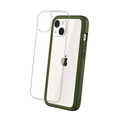 Image de RhinoShield Coque Compatible avec [iPhone 13] Mod NX Protection Fine Personnalisable Technologie Absorption des Chocs [sans BPA] Vert Kaki