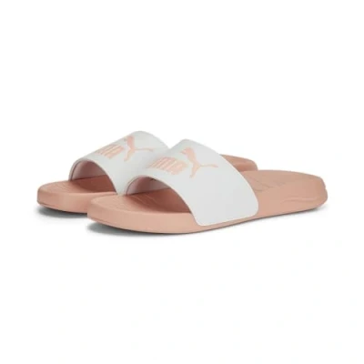 Image de PUMA Mixte Popcat 20 Sandale Glissante, Blush Abricot Blanc, 44.5 EU