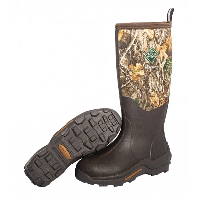 Image de Muck Boot Woody Max Orange Lining Camo taille 43 Bottes pêche