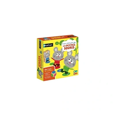 Image de Nathan Mon Premier Jeu Les Petites Souris Coopératif Apprentissage des Couleurs Aide à Retrouver Leur Lit Avant Le Chat Se Joue de 2 4 Joueurs Pour Enfants dès ans