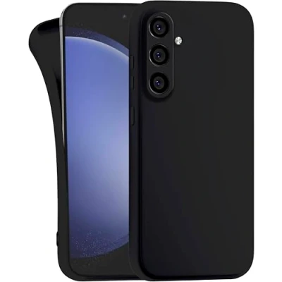 Image de MyGadget Coque Silicone pour Samsung Galaxy S24 Case TPU Souple &amp; Soft Cover Protection Extra Fine Légère Étui Coloré Anti Choc et Rayures Noir