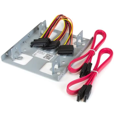 Image de StarTech.com Kit de Montage pour 2 Disques Durs 2,5&quot; SATA dans Baie 3,5&quot; (BRACKET25X2)