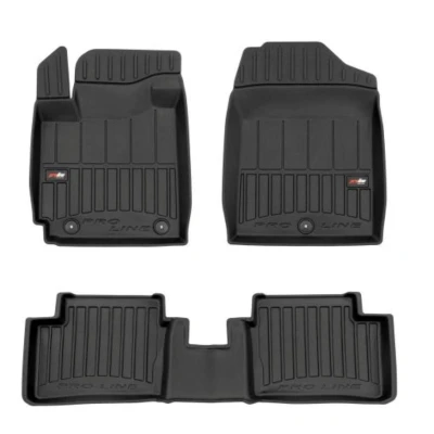 Image de FROGUM proLine 3D 3D426795 Ensemble de tapis sol Caoutchouc avant et arrière 3 noir Sur mesure KIA: Picanto II