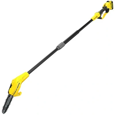 Image de STANLEY FATMAX Tronçonneuse à batterie lithium pour élagage longueur barre et capacité de coupe 30 cm, poignée ergonomique 18 V 4,0 Ah, SFMCPS620M1 QW