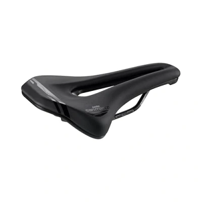 Image de Selle San Marco Ground Dynamic de Vélo Off Road, MTB, VTT, avec Cadre en Manganèse et Trou Anatomique Taille L3, Noir